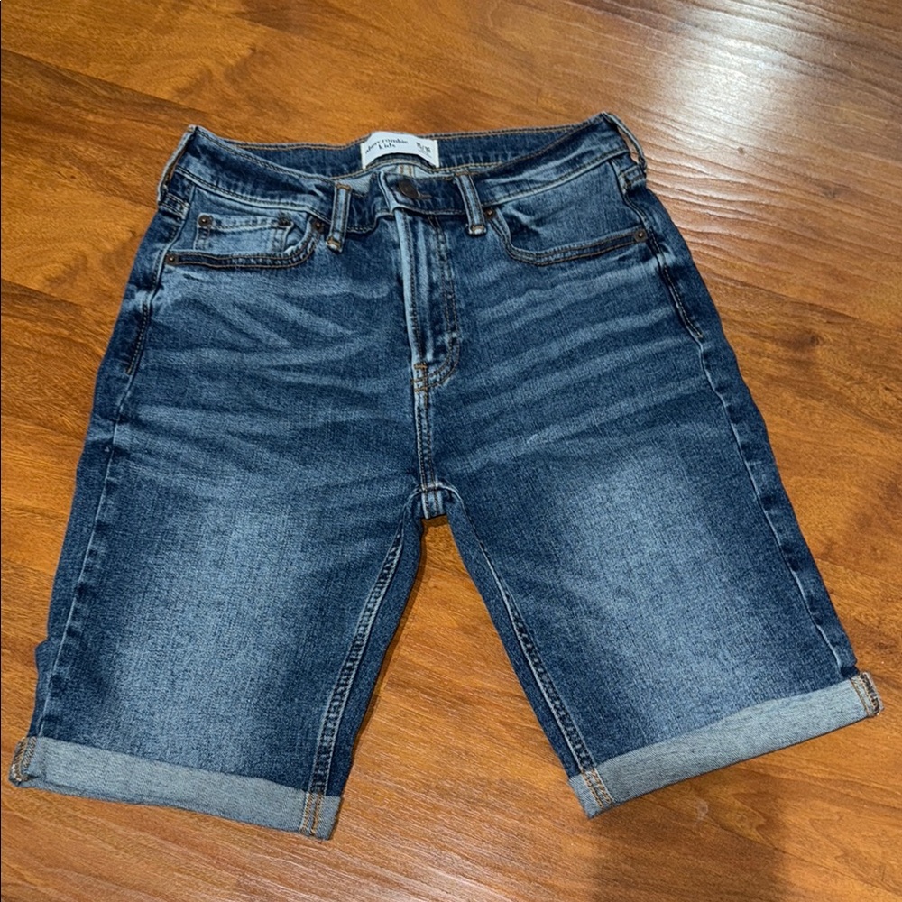 Abercrombie Kids Blue Denim Shorts